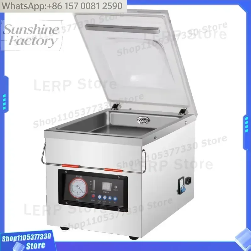 Automatic Single Chamber Vacuum Sealer Household Food Packaging Machine