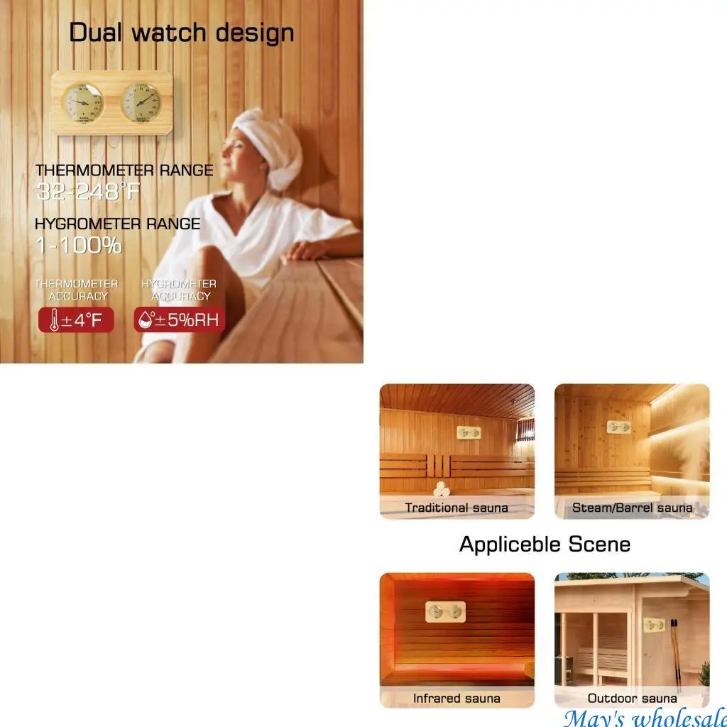 

Multiple Purpose Fog Room Thermograph Hygrometer Heatproof Plan Precise Display 448A