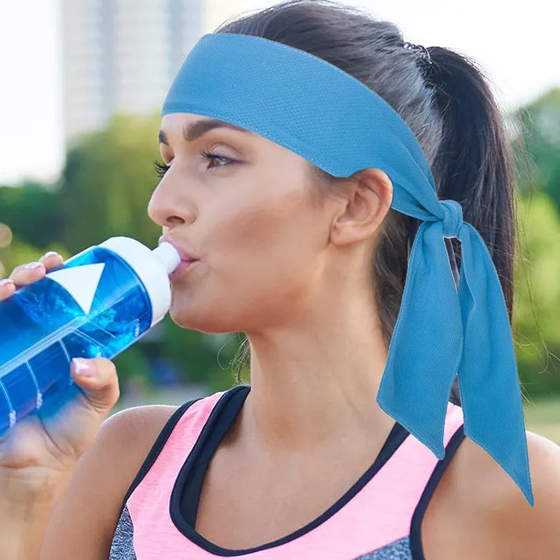 Esportes suor bandana correndo headwear absorção de suor bandana basquete antitranspirante toalha suor banda futebol bandana