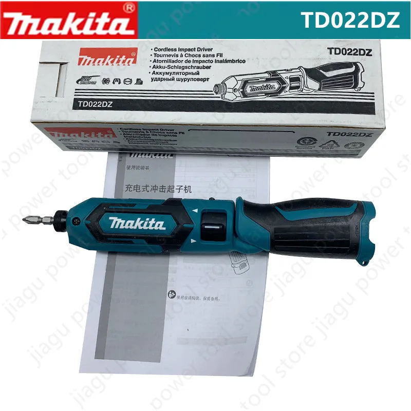 

Беспроводная аккумуляторная отвертка 7.2В, автоматическая дрель-шуруповерт для дома, совместимая с Makita TD022DZ, электроинструмент TD022D