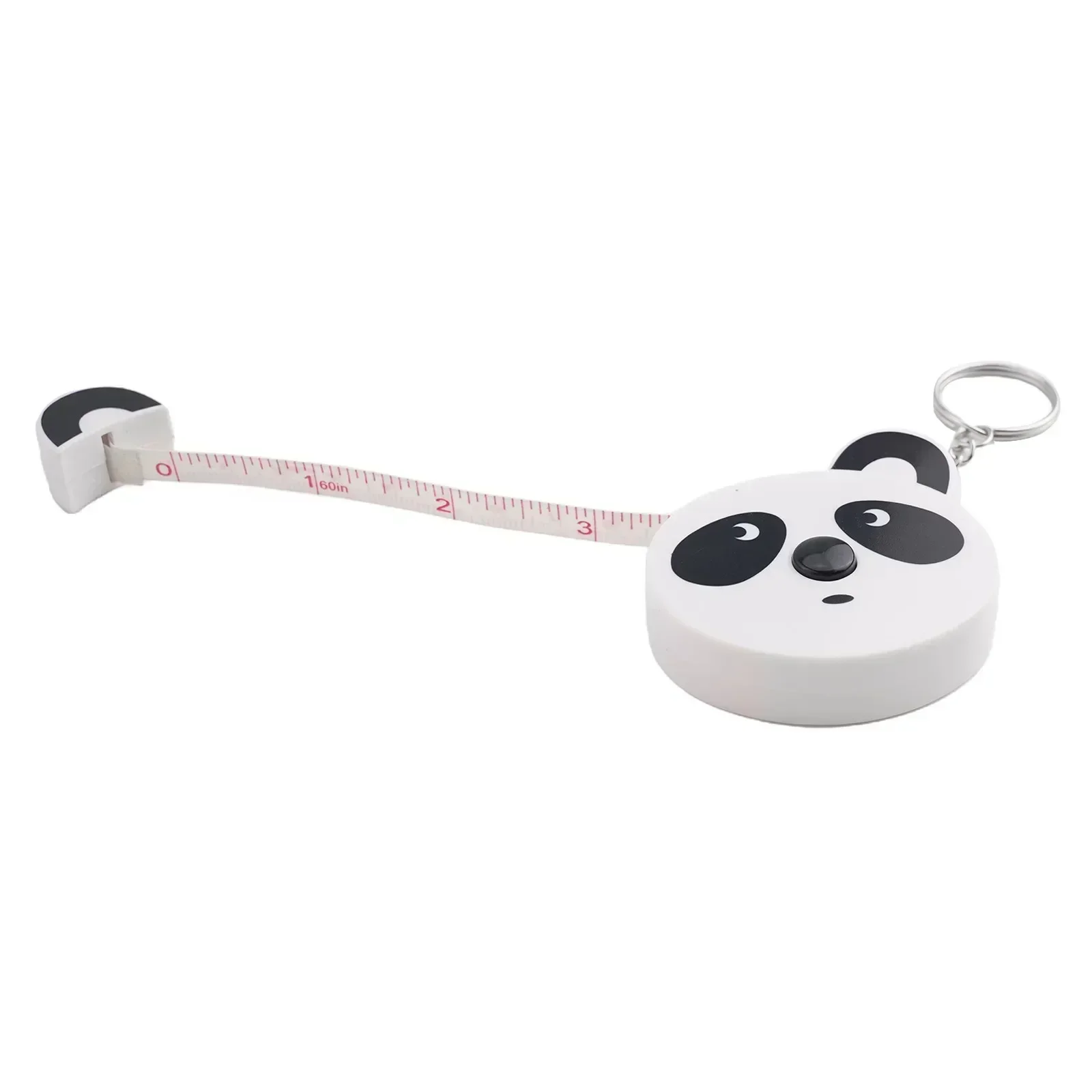 Compact Automatic Cartoon Tape Measure Key Ring Inch Key Ring Portable Cartoon Tape Measure Specifications Styles