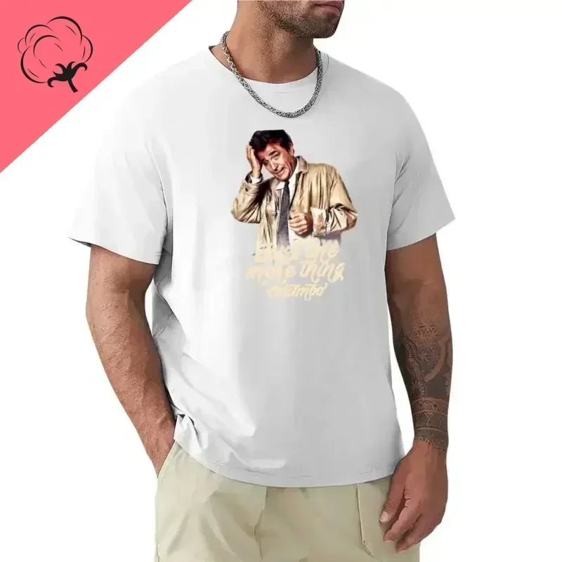 Men's Colombo Peter Falk Anime Pattern T-shirt Aesthetic Clothing T-shirt