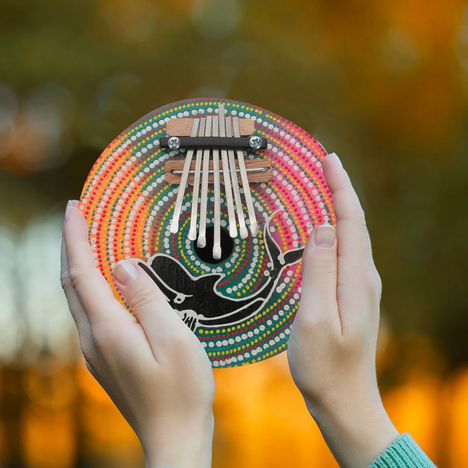 

Portable Exquisite Kalimba Small Finger Piano for Kids and Adults Durable Good Workmanship Professional Melodious Sound Thumb