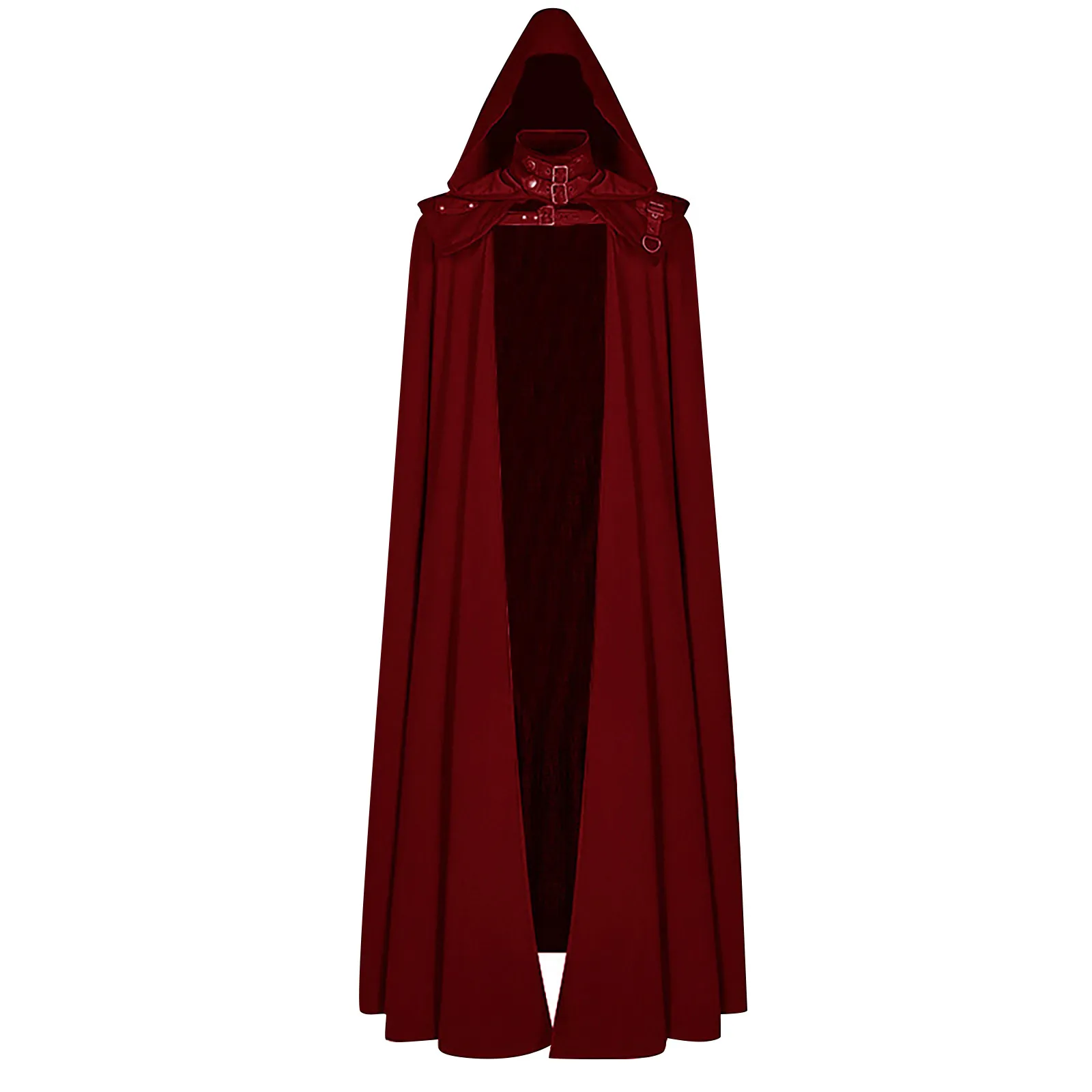 Halloween Hooded Capes for Adult Kid Long Cloaks Cosplay Costumes Witch Red Black Purple Green Grim Reaper Cape for Women Men