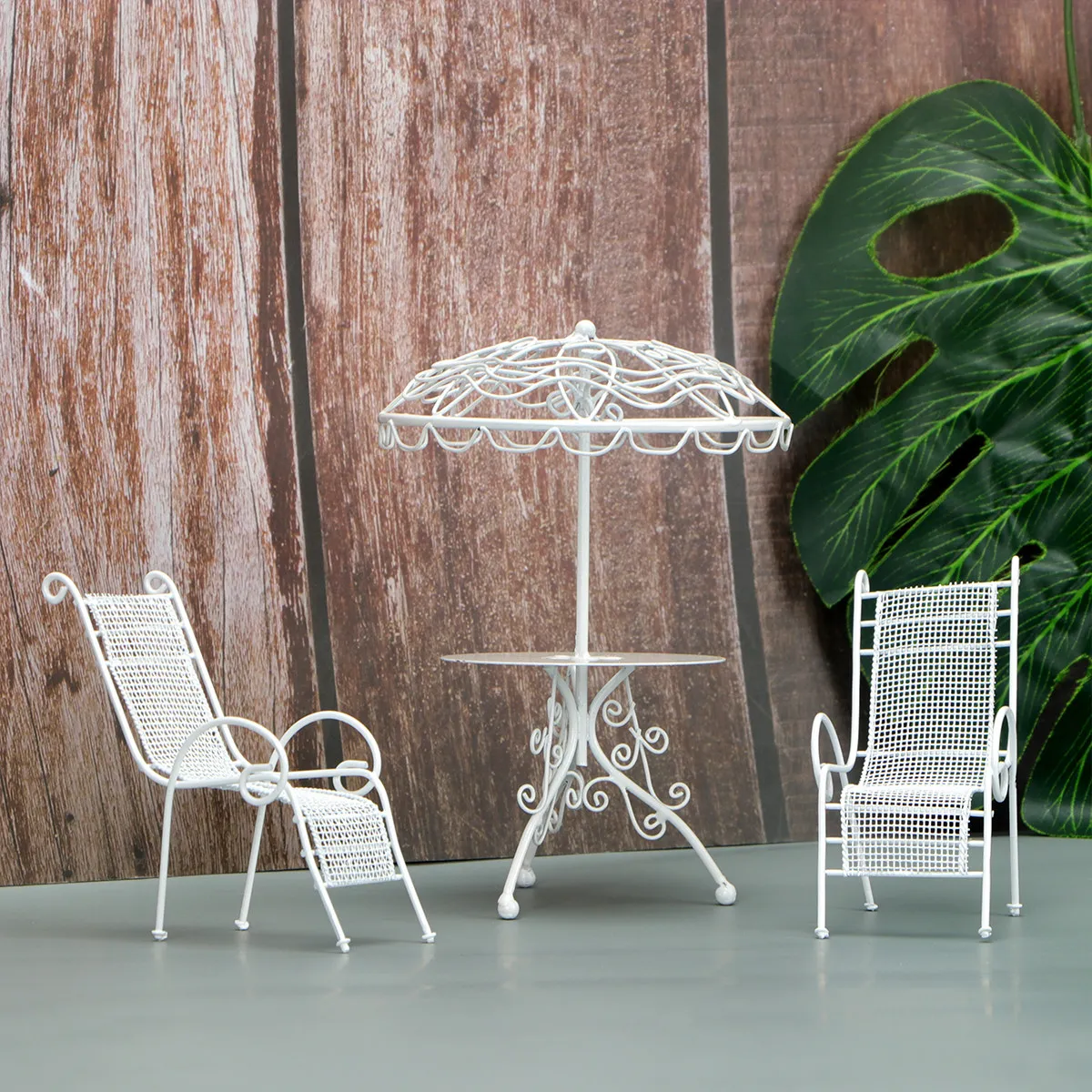 

Chair for Tables Minihouse Furniture Miniature Landscape Decor Micro Ornamnet Garden Chairs
