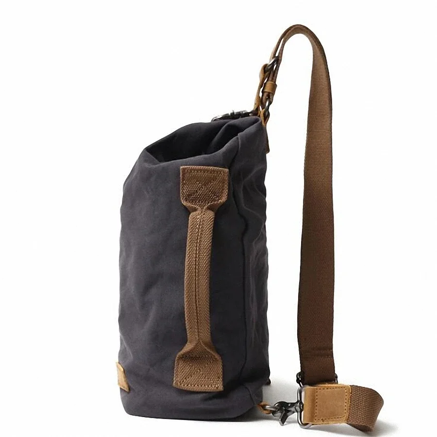 New Arrival Canvas Men Chest Pack Crossbody Bag Casual Travel Rucksack Chest Bag Small Sling Bags Men Shoulder Back Pack