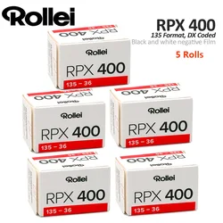 1-10 Rolls Rollei RPX 400 135 35mm Black and White Negative Film（36 Exposures/Roll）For Kodak Film Camera (Expiry Date: 3.2027)