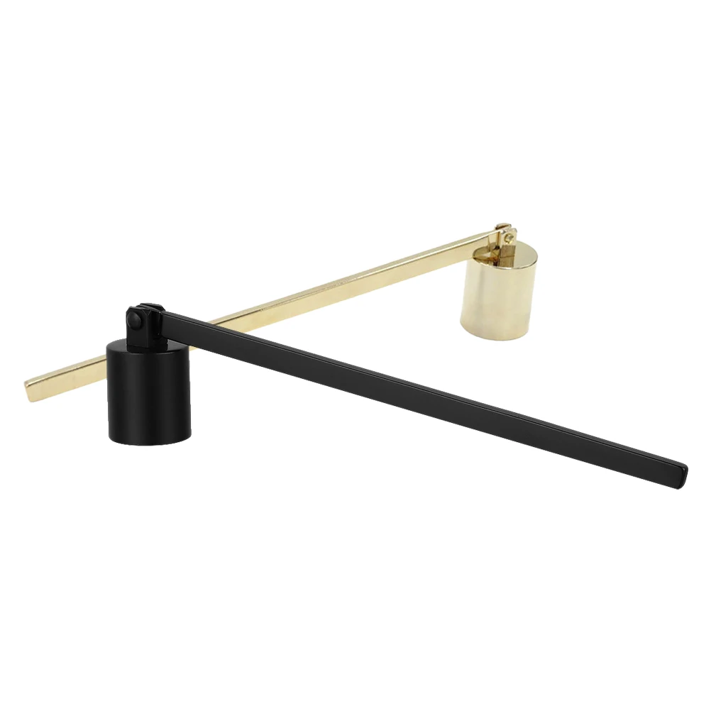

2 pcs Extinguisher Snuffer Stainless Steel Tools Safely Extinguish Candles Tea Light Flame Snuffers Wax extinguisher