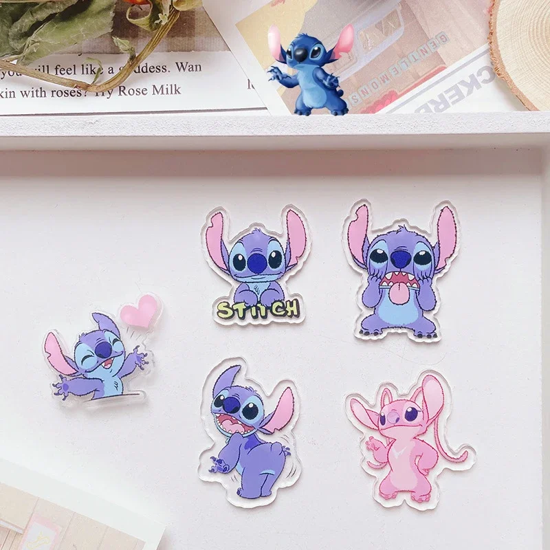 Disney Stitch Kawaii Refrigerator Magnets Cartoon Angel Creative home Decoration Magnetic Patch Kids Birthday Gift