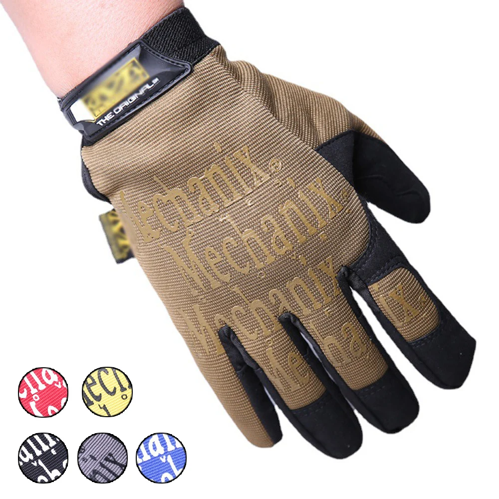 Full Finger Wear-resistant Gloves for Men Women Soft Gloves Outdoor Sports Hiking Workout Cycling Non-slip Gloves W28