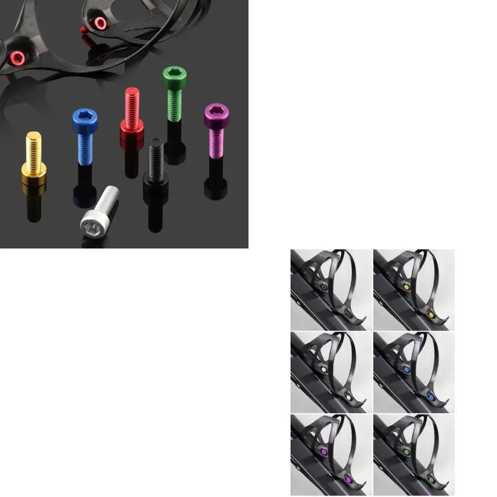 

4pcs Bicycles Water Bottles Cage Screws Thread Light weight Fixing Bolt