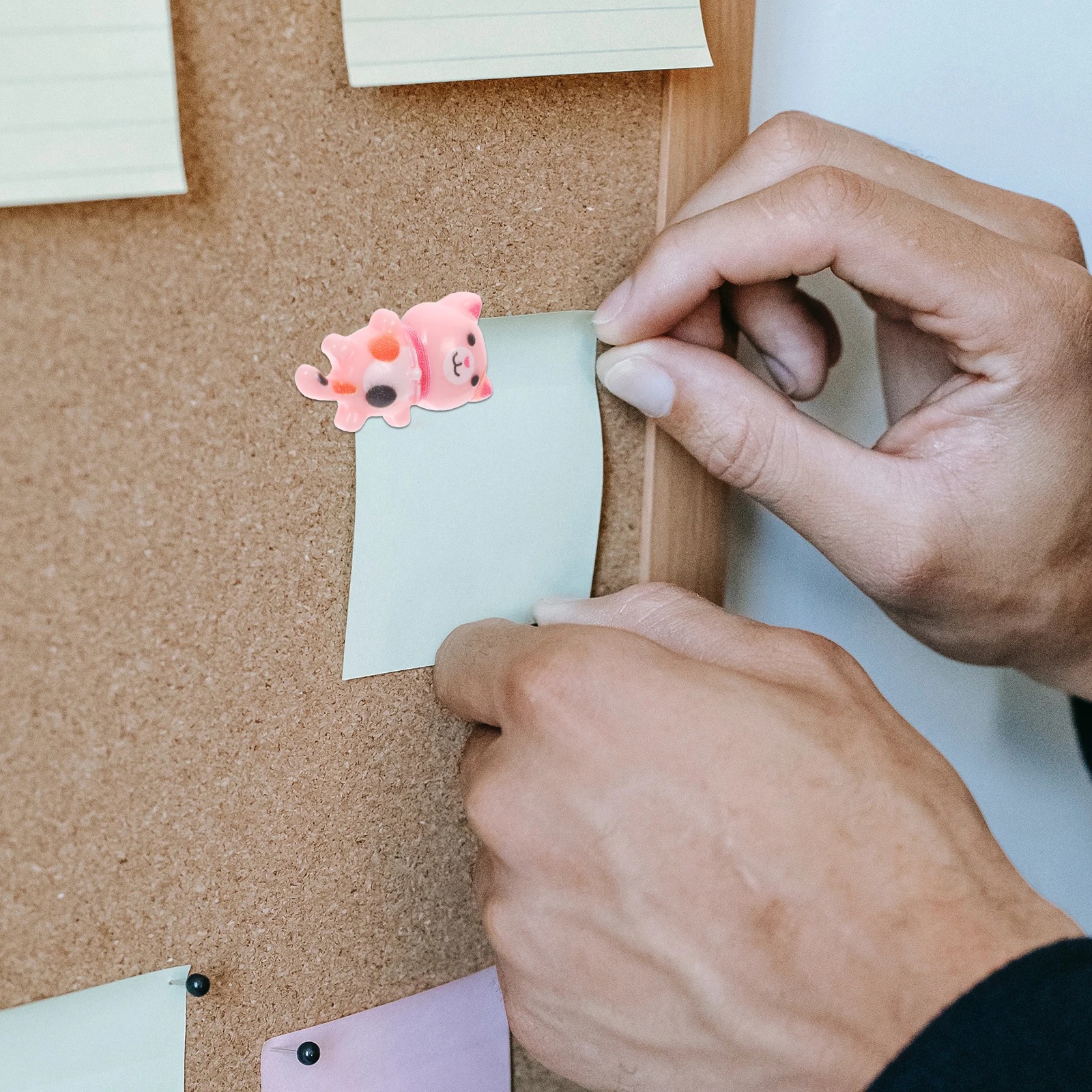 60 Pcs 장식용 택 고양이 Pushpin 게시판 장식 Pushpins Thumbtack Office