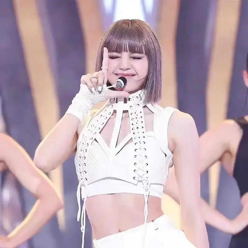 Gruppo coreano HipHop Pantaloni bianchi Kpop Abiti da palcoscenico Kpop Idol Jazz Dance Gogo Ballerino Street Wear Dance Outfit Costume di scena Bianco