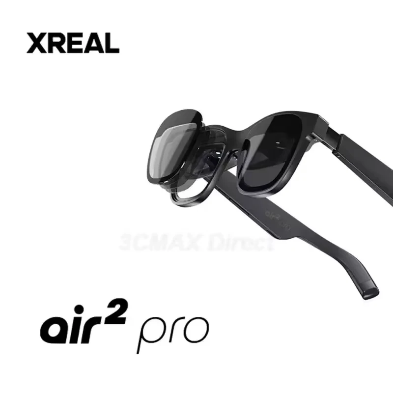 نظارات XREAL Air 2 Pro الذكية AR شعاع Pro Nreal Air2 Pro HD شاشة عملاقة للمساحة 130 بوصة سينما خاصة محمولة عرض 1080 بكسل