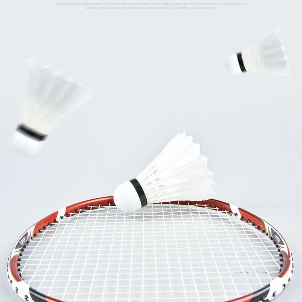 3/6/12Pcs White Goose Feather Badminton Shuttlecock Professional Durable Badminton Balls Sport Stable Badminton Trainer