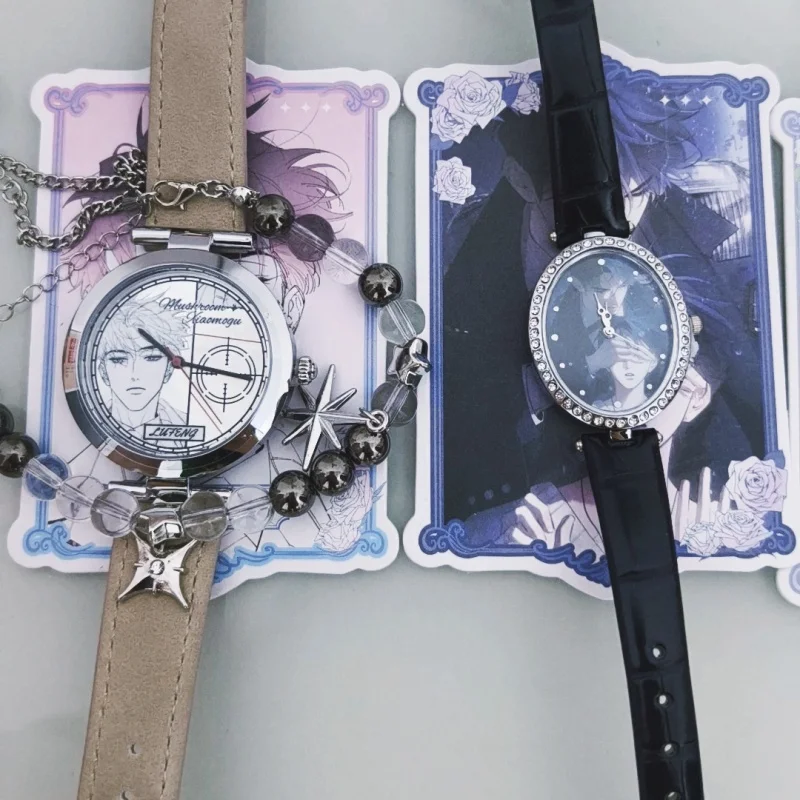 En stock : Montre-bracelet tendance de la série Anime Little Mushroom Twilight Poem, boîte mystère, jouet de collection, cadeau surprise