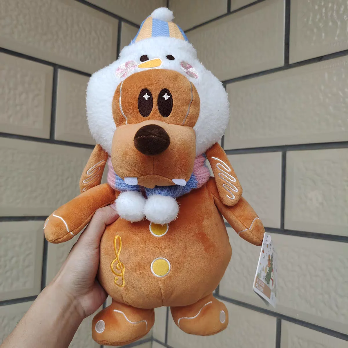 Shanghai Disneyland Park Officia Winter Winnie Pupu Jumping Tiger Standing Ear Plush Toy Gift Plush Toy doll Birthday Gift