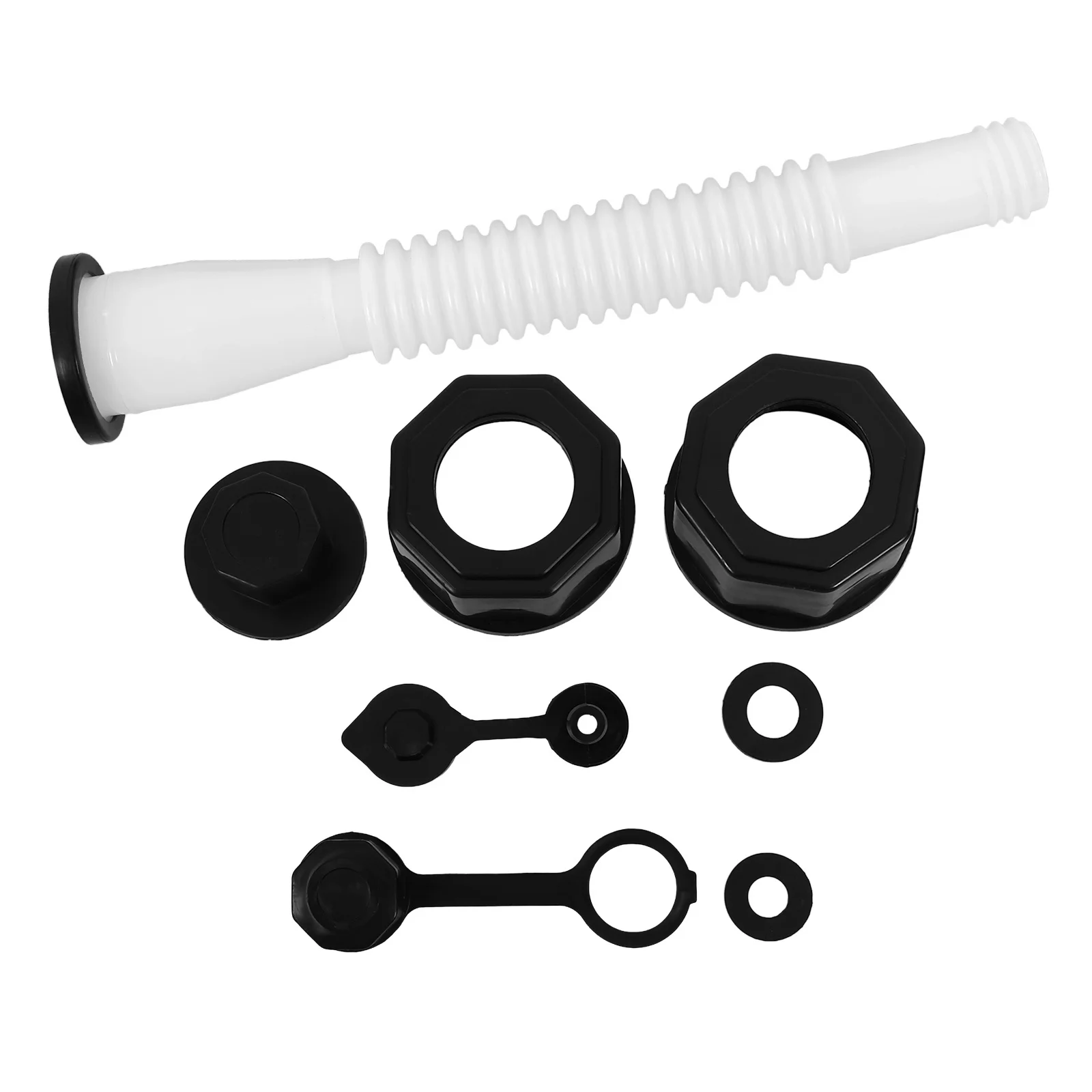 

3Sets Oil Tank Nozzle Replacement Parts Plastic Durable Easy Install Venting Gasket Plug Parts Oil Tank Nozzle
