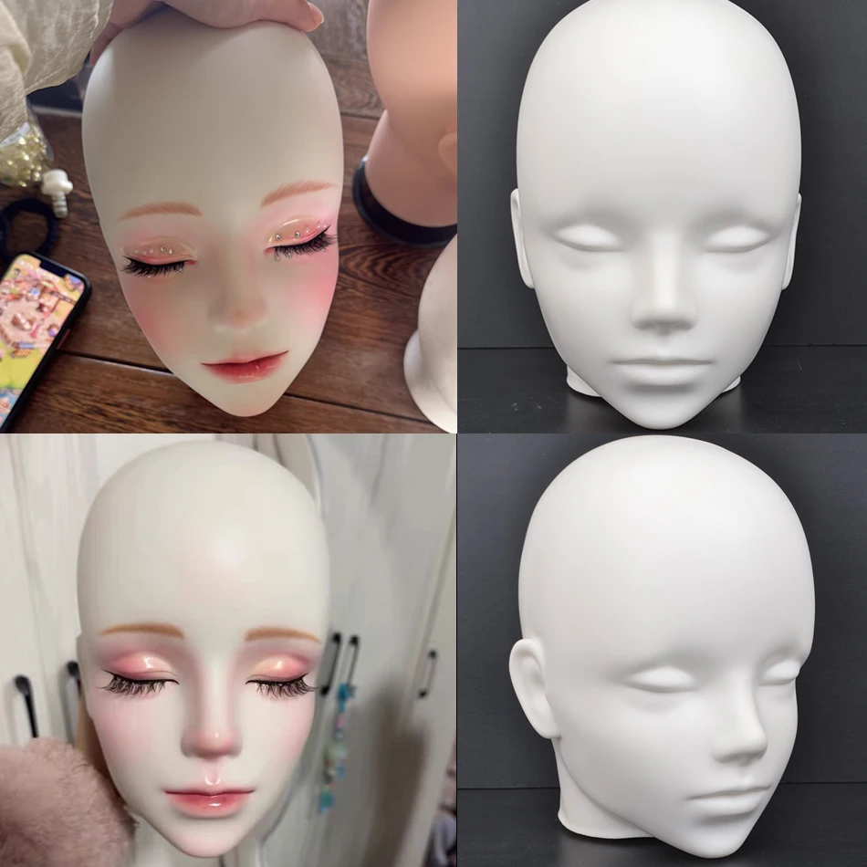 Mannequin Head Wig Stand With Adjustable Wig Tripod Stand Holder For Wigs Making Display With T Pins/Wig Cap Training Practice