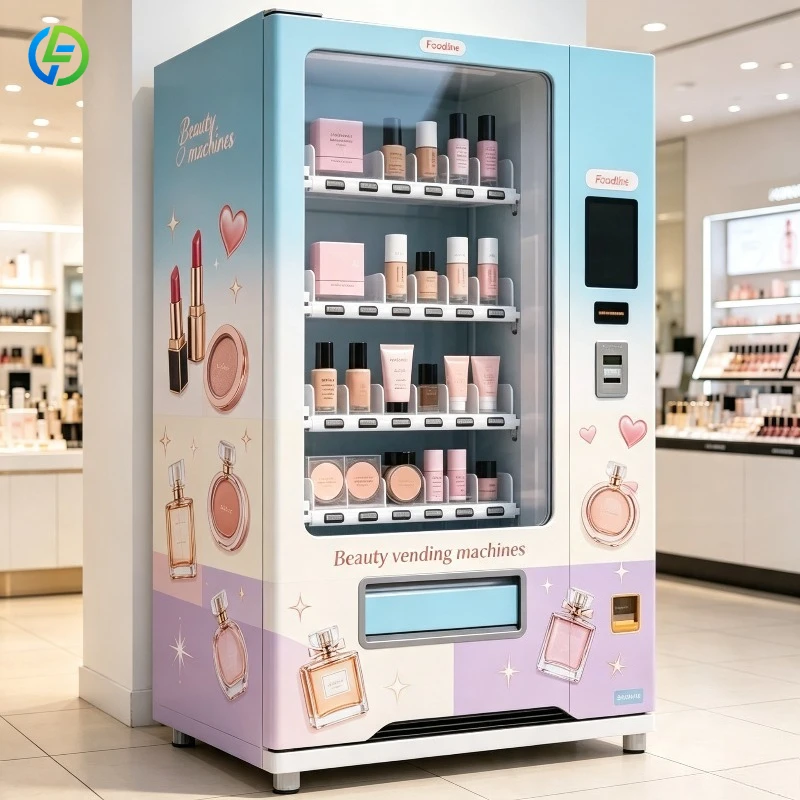 Eyelashes Vending Machine With Card Reader Ins Popular Wig Nails Makeup Beauty Vending Machine for Small Business FL Customized