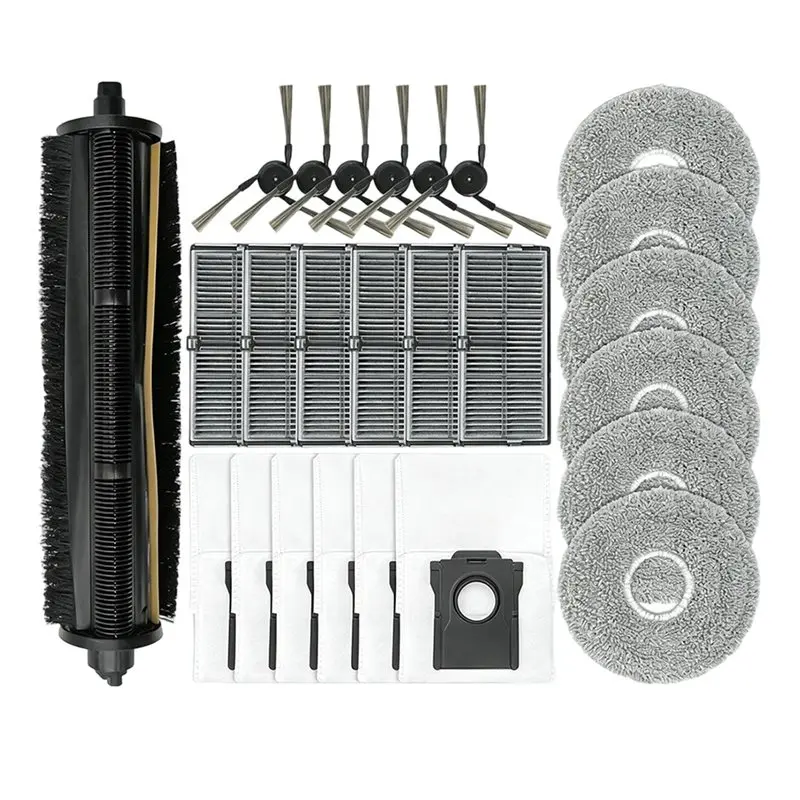 

KEOL-Replacement Dust Bag Mop Pad HEPA Filter Side Brush Main Brush For Dreame Mova P50 Pro Ultra Spare Parts Accessories
