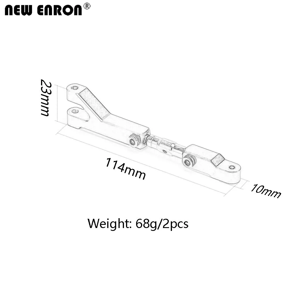 NEW ENRON #85238 Alloy Front&Rear Upper&Lower Completed Suspension Arm 1Set for 1/8 RC Car HPI SAVAGE 21 25 SS 3.5 4.6 FLUX X XL