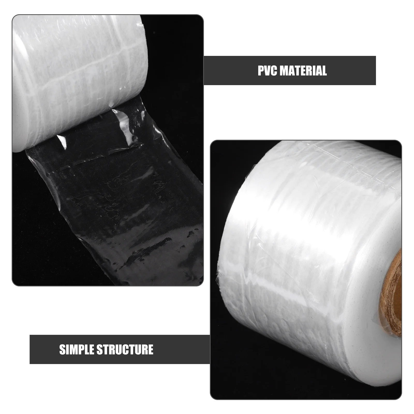 

Wine Sealing Film Clear Color PVC Material Bottle Sealer Multi Use Seal Film for Homemade Grape Wine Sealing Films