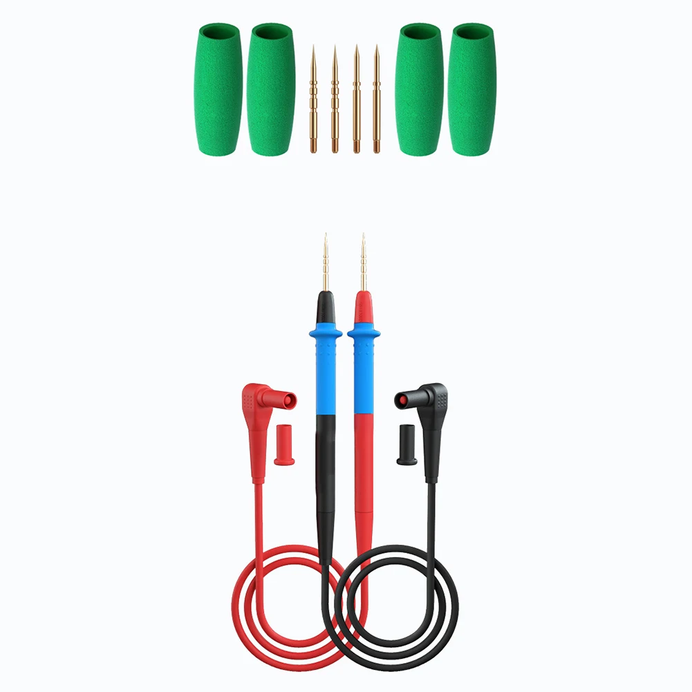 Black And Red Multimeter Test Probes Digital Multimeter Accessories Insulating Handle Overload Current Capacity