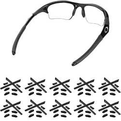 E.O.S Silicon Rubber Replacement Ear Socks Nose Pads Kit for OAKLEY Half Jacket XLJ Asian Fit,Half Jacket XLJ Vented AF -Options