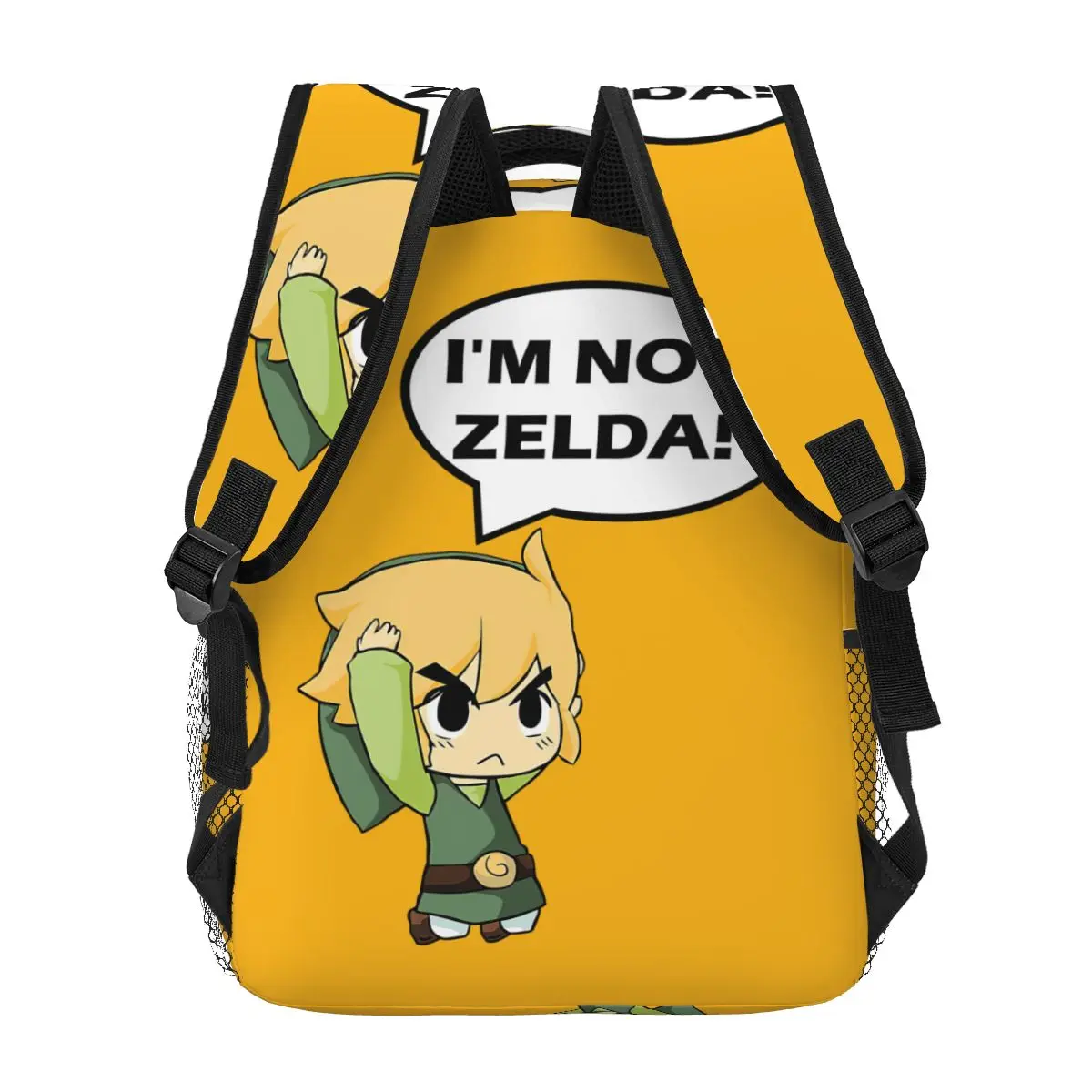 Imagem -04 - Não Sou Zelda Mochila para Menino e Menina Mochila Mochila Escolar eu