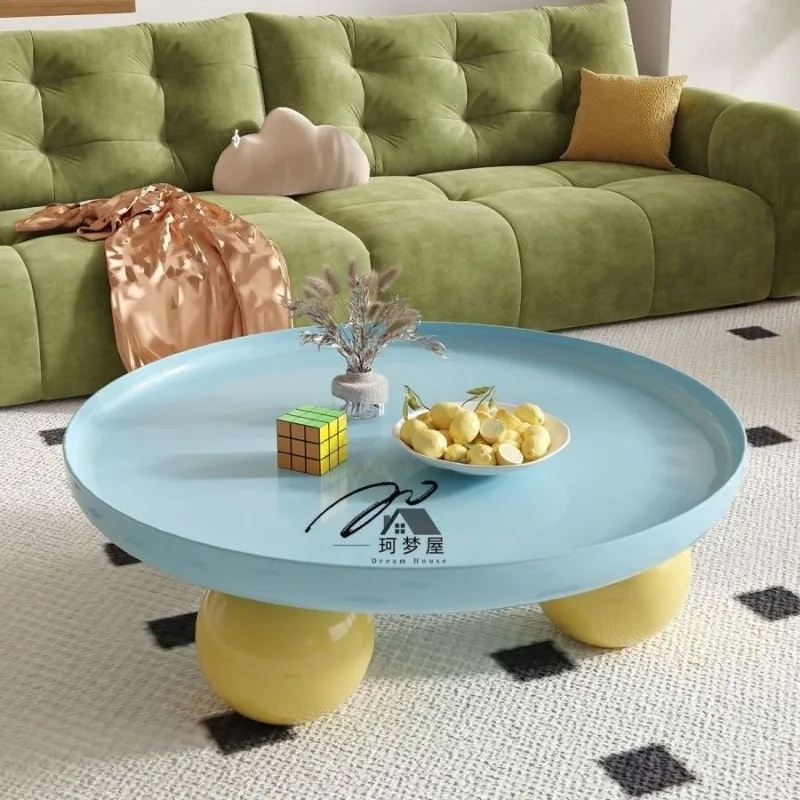 

High Quality Coffee Tables Classy Nordic Style Low Dopamine Living Room Coffee Tables Modern Mesa De Centro Furniture For Home