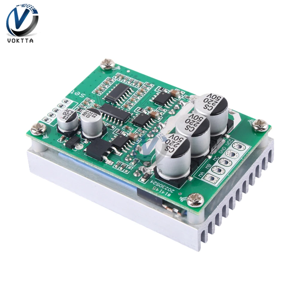 DC12-36V Brushless Motor Controller Hall Motor Driver Board 500W High Power Motor Speed Control Board Speed Regulator Module