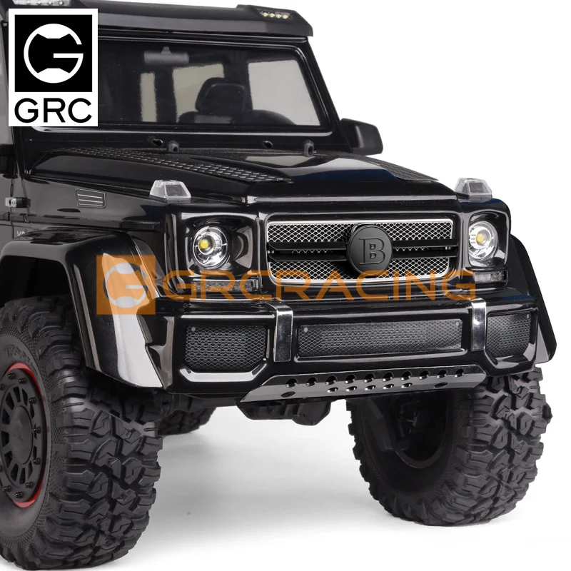 KXRC Metal Front Face griglia media decorare accessori per 1/10 RC Crawler Car Traxxas TRX4 G500 TRX6 G63 parti di aggiornamento