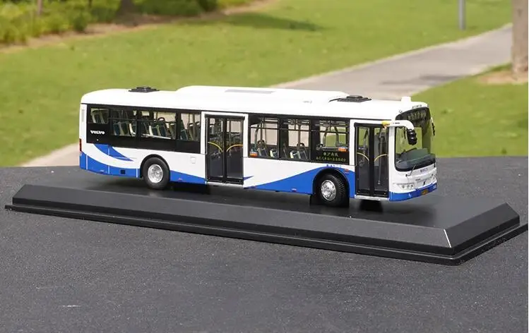 Original factory 1:64 Shanghai Sunwin bus model low entrance city bus model with fast shipping