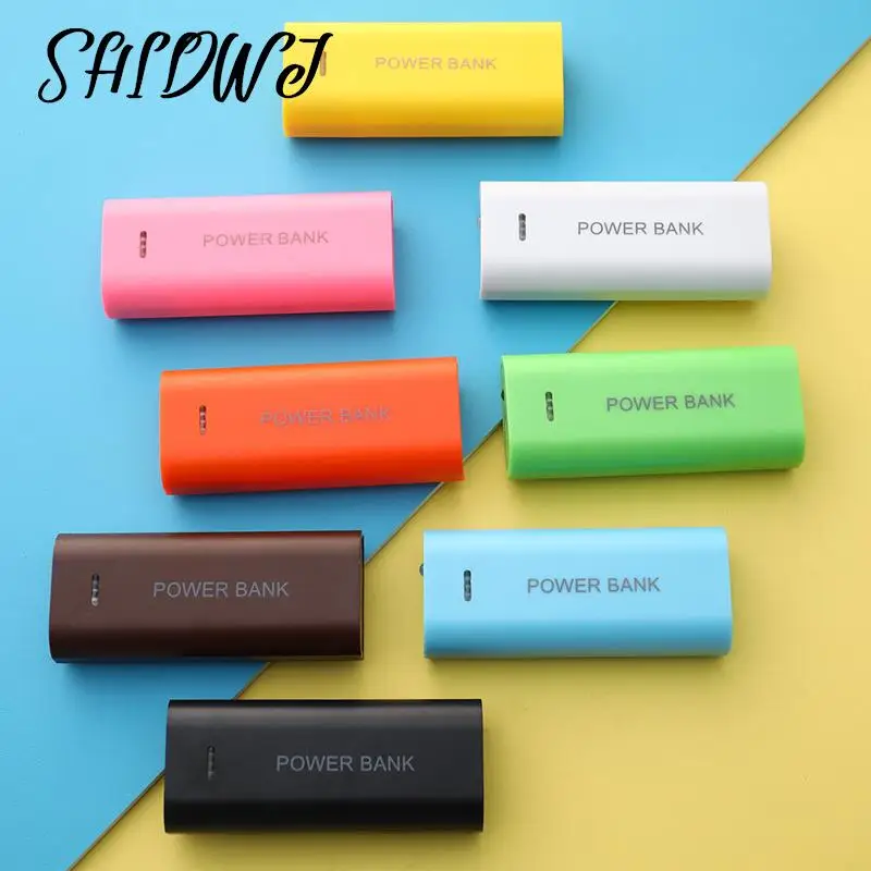 5V 5600mAh 2X 18650 USB Power Bank Battery Charger Case DIY Box For Phone Electronic Charging Not Including Batteries