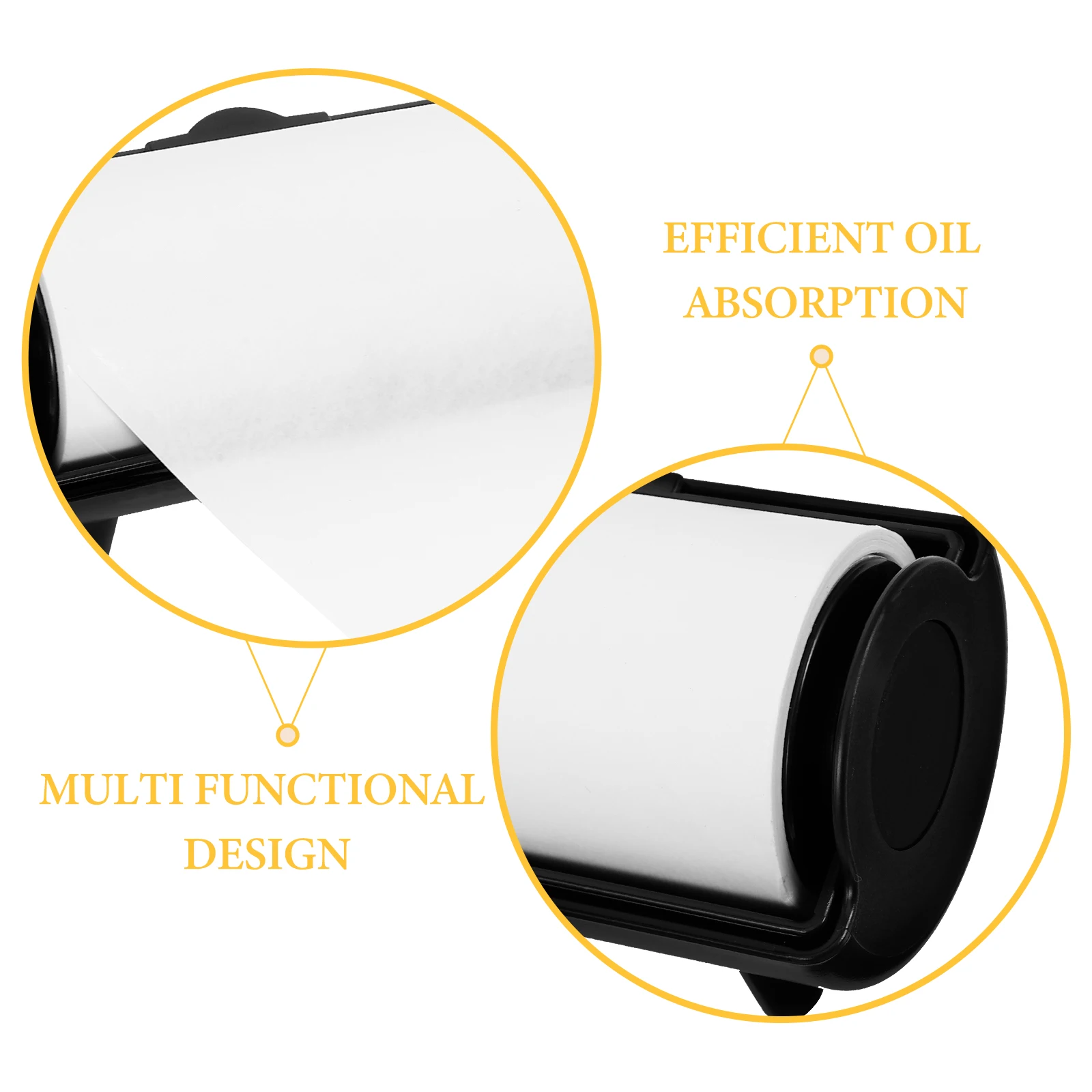 Papel Absorvente de Óleo para Arte de Unhas Reutilizável 40 Folhas Design Compacto e Portátil para Limpeza de Esmalte e Líquidos