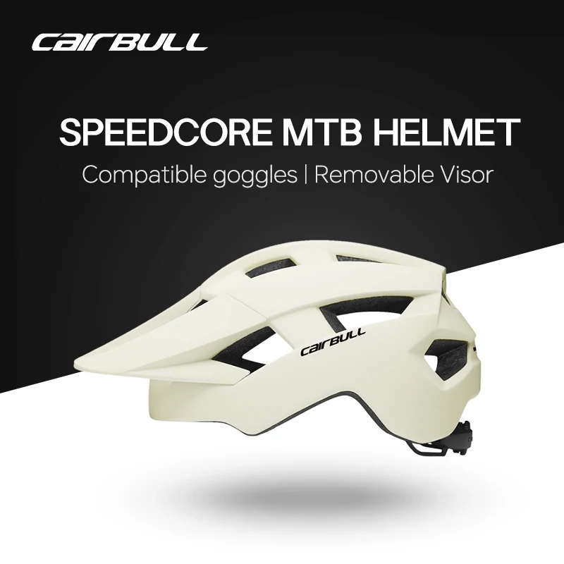 Cairbull Integrated Molding Mountain Bicycle Helmet PC+EPS Breathable Ultralight Riding Helmet Men's Racing Helmets Equipment