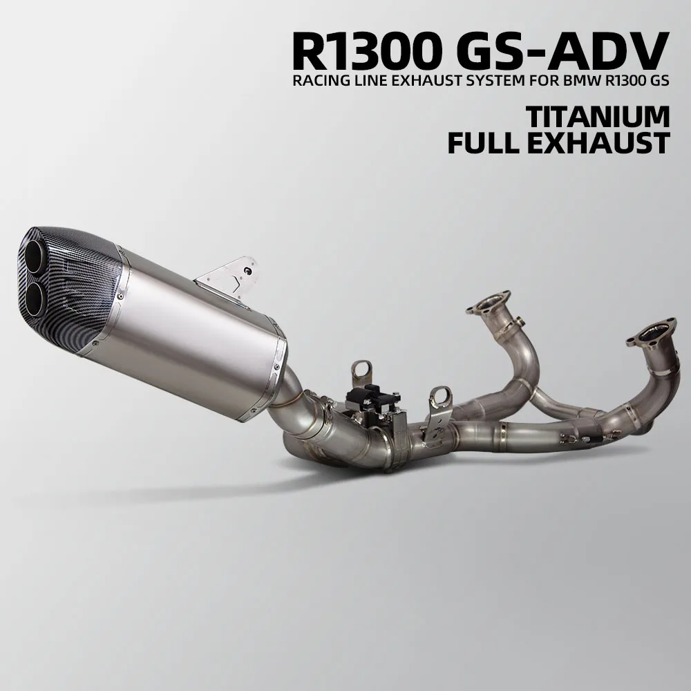 Racing Line Full Exhaust System For R1300R R1300RS R1300GS R1300ADV 1300R 1300GS 1300ADV Front Link Pipe Muffler