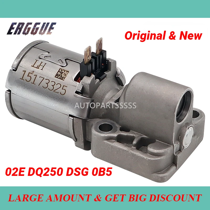 

Original New 02E 0B5 DQ250 DSG Automatic Transmission Solenoid 6Speed N215 PC1 N216 For VW CC Golf Beetle For Audi A3 TT