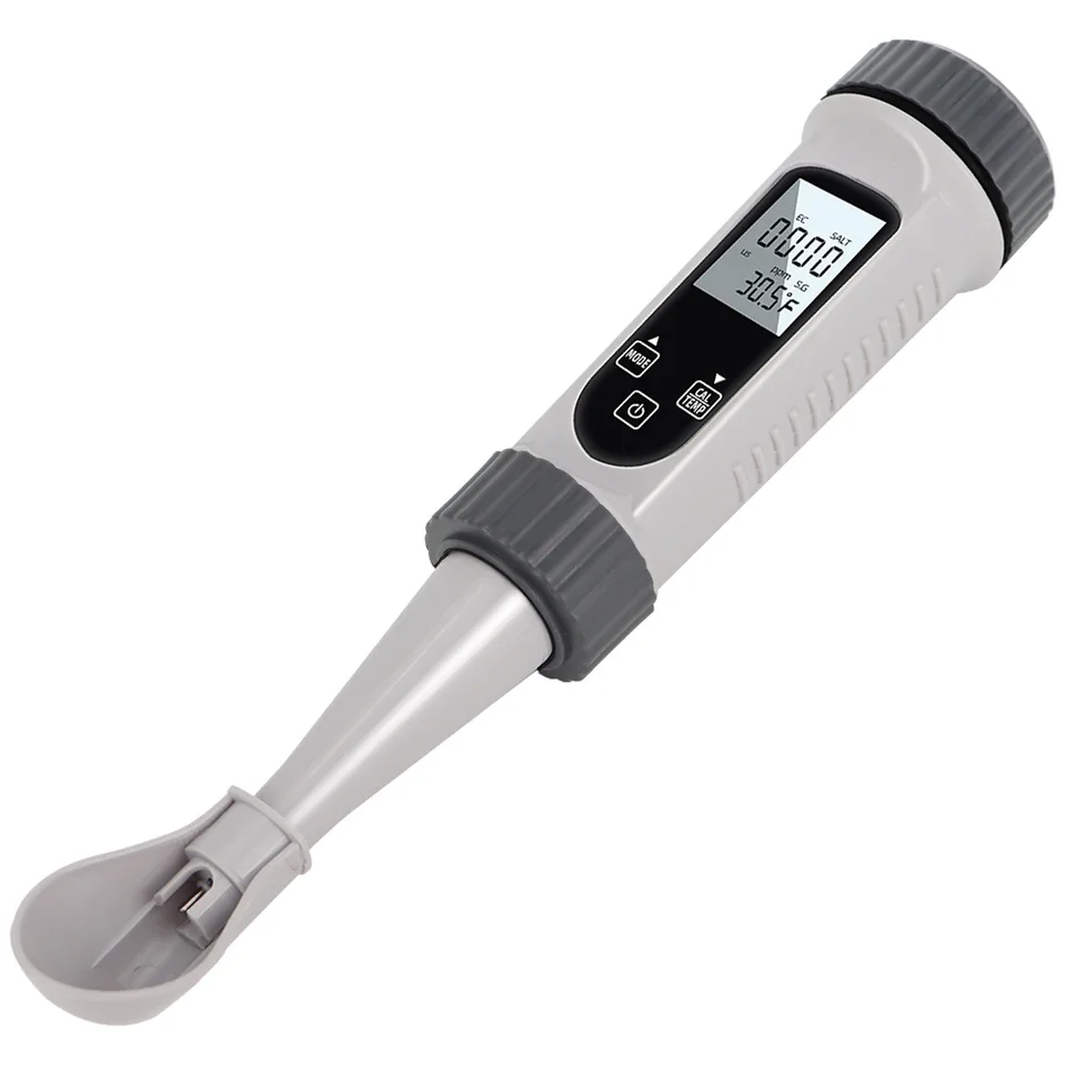 

4-in-1 Salinity Tester Multifunctional TDS/EC Salty S.G Temp Meter Digital Water Quality Detector Salt