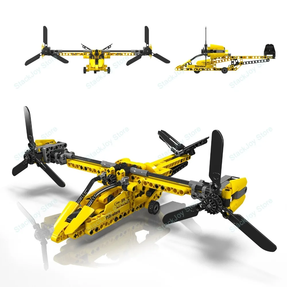 

MOLD KING 279 шт., набор строительных блоков для самолетов с наклоном, модель вертолета, игрушки-головоломки, настольный дисплей для мальчиков, взрослых, рождественские подарки