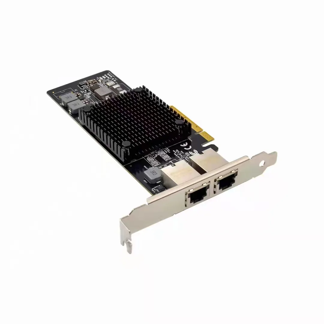 Placa de rede Ethernet industrial, X550-T2, relação RJ45, 10G PCI-E, 10G
