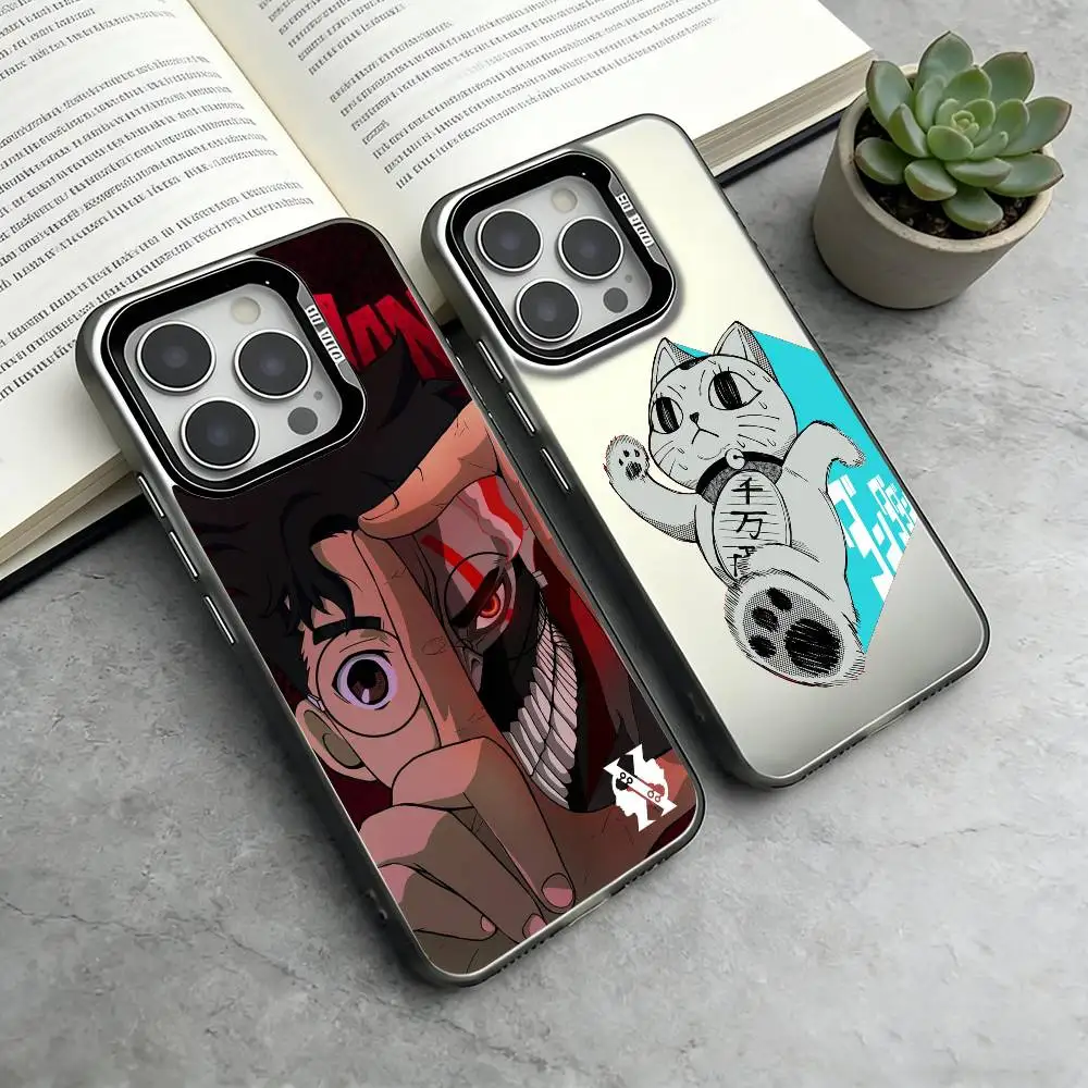 DAN DA DAN Momo Ayase Funda para iPhone 17, 16, 15, 14, 13, 12, 11 Plus, Pro Max, XS, Funda Colorida Plateada y Negra, Regalo