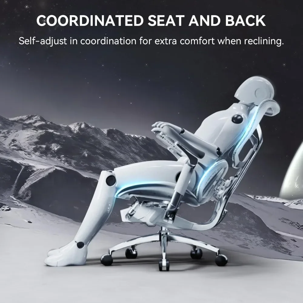 Doro S300 Ergonomic Office Chair, Computer Chair, Gaming Chair with Dual Dynamic Lumbar Support, 6D Coordinated Armrests.