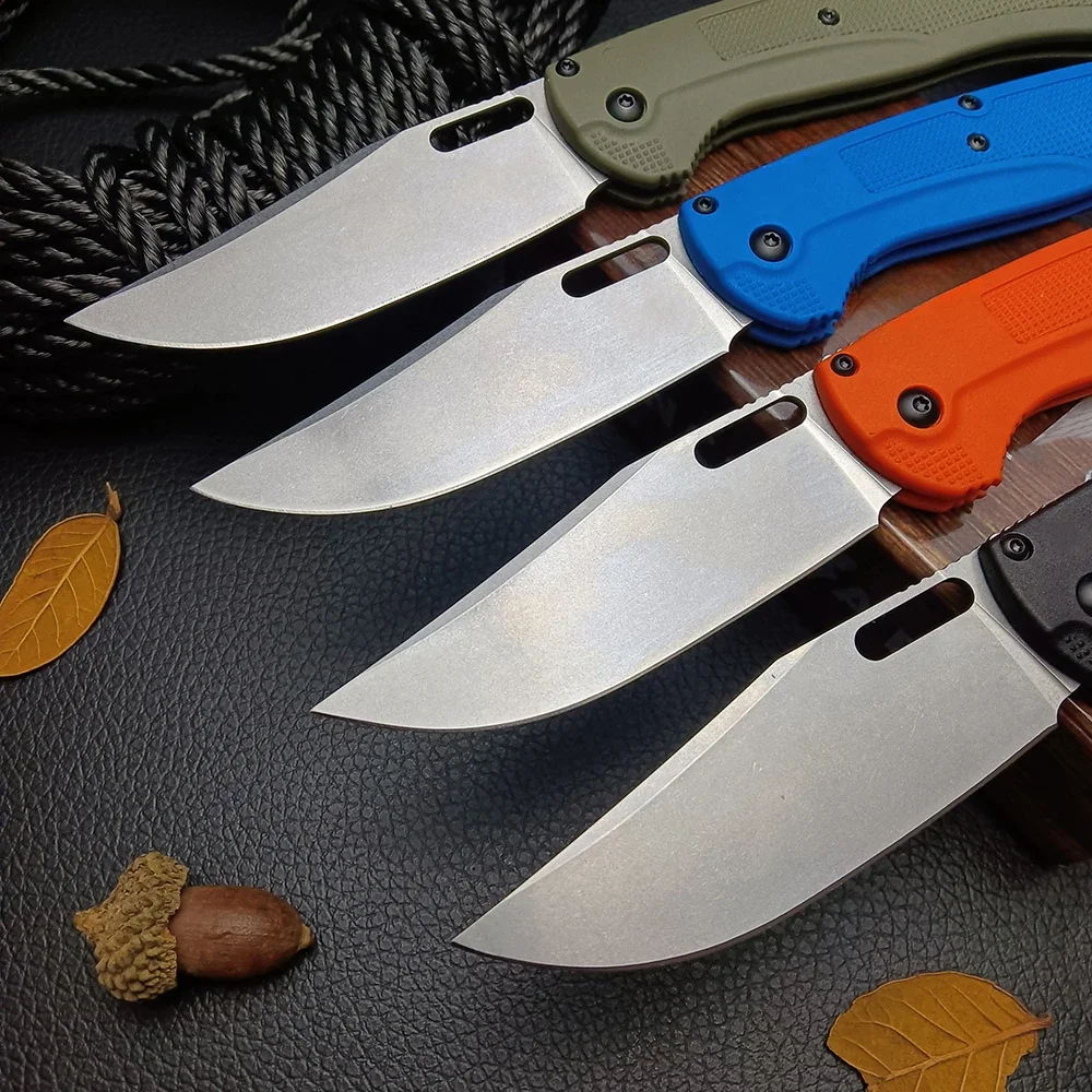 BM 15535 Folding Knife High Quality CPM-154 blade Nylon Handle Outdoor EDC Poratble Camping Pocketknives Hunting Survival Tool