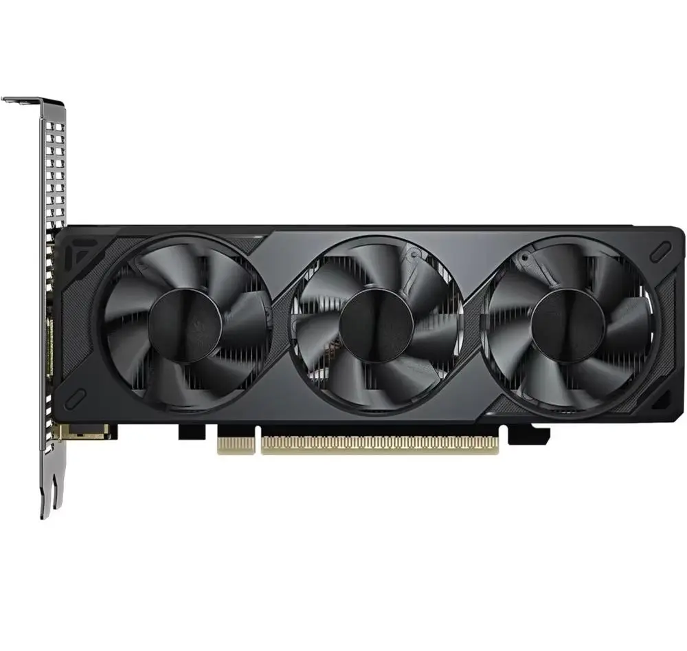 High Quality Low Profile RTX 5060 OC 8GB GDDR7 PCIe 5.0 Graphics Card, 4x Display Support with HDMI and DisplayPort