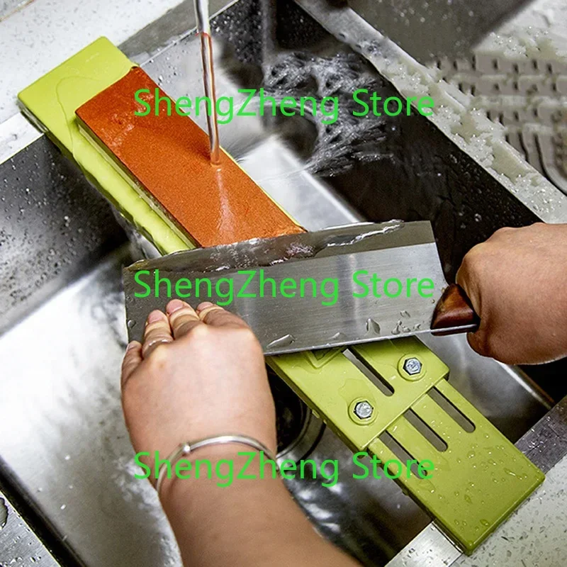 Adjustable  Sharpening Stone Holder Retractable Non-slip Whetstone Sink Bridge Fits Kitchen Sink Rack(Without Sharpening Stone )