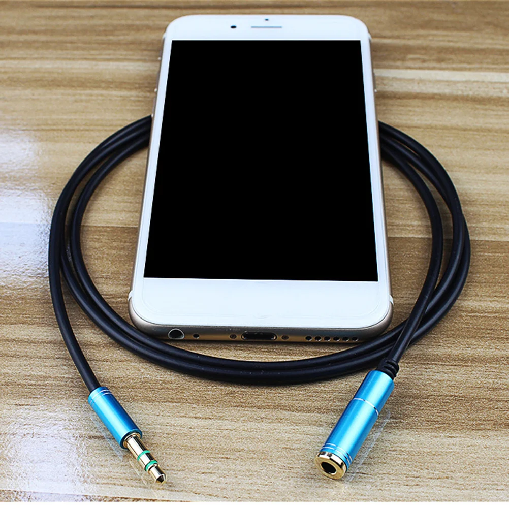 

3Pcs 2m 3.5mm Male to Female Aux Extension Cable Strong Elastic Tpe Wire Pure Silver Core Headphone Extension Cable for Computer