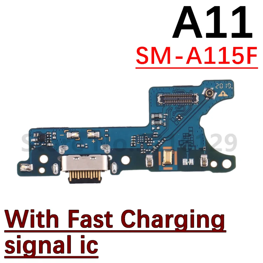 For Samsung Galaxy A21s A21 A11 A01 Core Dock Connector USB Charger Charging Port + Mainboard Main Mother Board Flex Cable