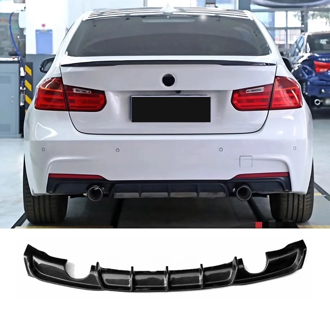 Rear Bumper Lip Diffuser Air Dam Tuning Accessories Body Kit For BMW 3 Series F30 F31 F35 3 Series 320i 335i M Sport 2012-2018 view 2